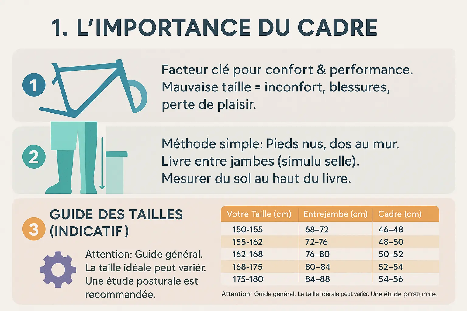 Illustration d'une femme ajustant un vélo de route avec un vélocimètre